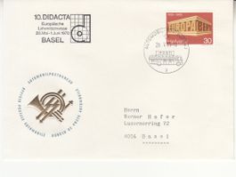 Sonderstempel A. 1181 Didacta Basel 1970