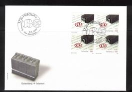 2009  FDC  4er Gutenberg aus ABO