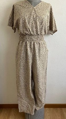 Combinaison tendance à imprimé léopard, chic! T 38