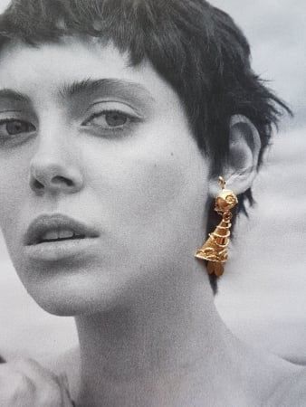 Orecchini pendenti & Orecchini a lobo: Moderne Glockenohrhänger, 18 Karat Gold – Nuovo (secondo la descrizione) da Unterägeri venduto da Altgoldschmuck 4