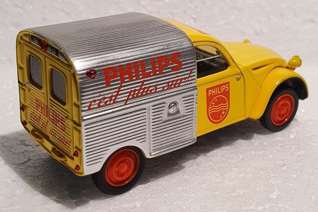 Norev Modellautos: Citroën  2CV AZU  -   PHILIPS  -  Norev  - 1/43 – Gebraucht aus Delémont von Domdom1 1