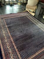 Perser Teppich, dunkelblau, gross. - Winter Schnäppchen!
