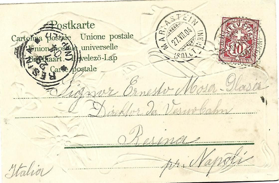 Cartoline postali: Mariastein Hotel Post Klosterkirche – Usato da Wetzikon ZH venduto da Brulu100 1
