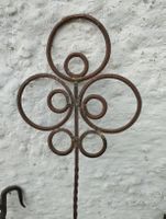 Gartenstecker Schmiedeeisen, Rankhilfe, Rosenstütze
