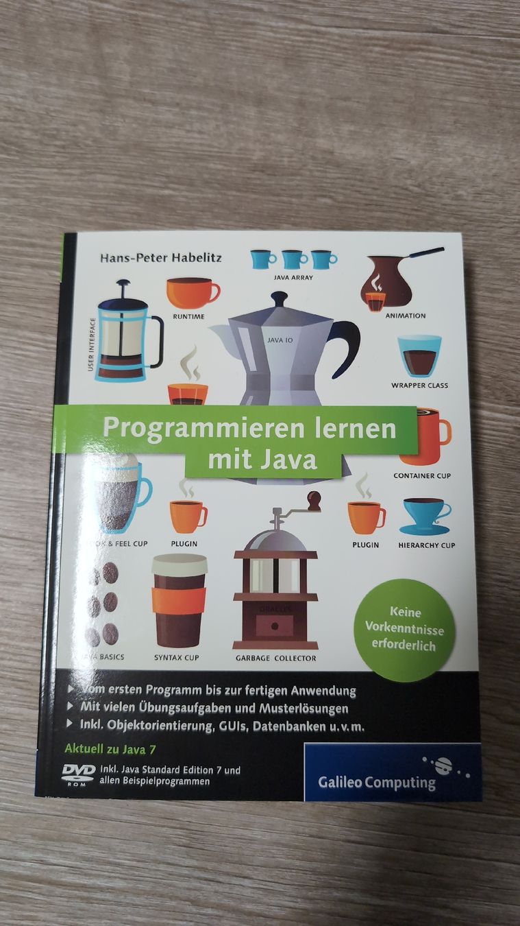 Bücher: Java Programmieren lernen - Top Zustand, inkl. DVD! – Gebraucht aus Aadorf von Globi81