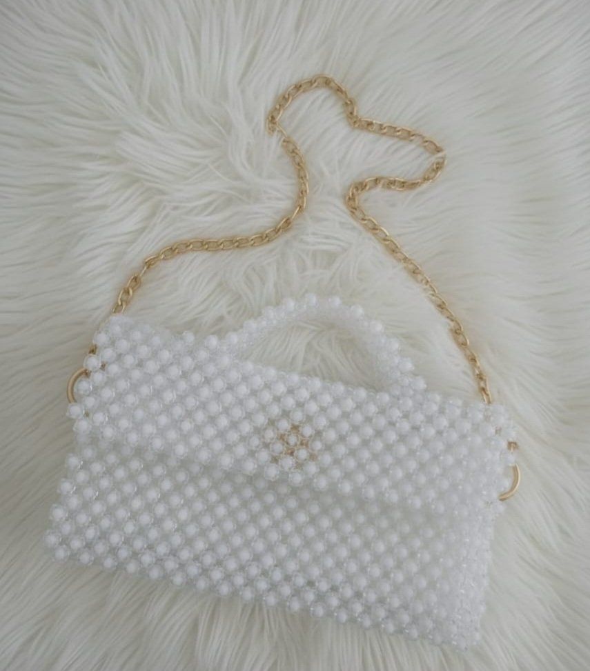 Borse da donna: Handgefertigte Perltasche – Nuovo (secondo la descrizione) da Kaltbrunn venduto da gurlukhandmade 1