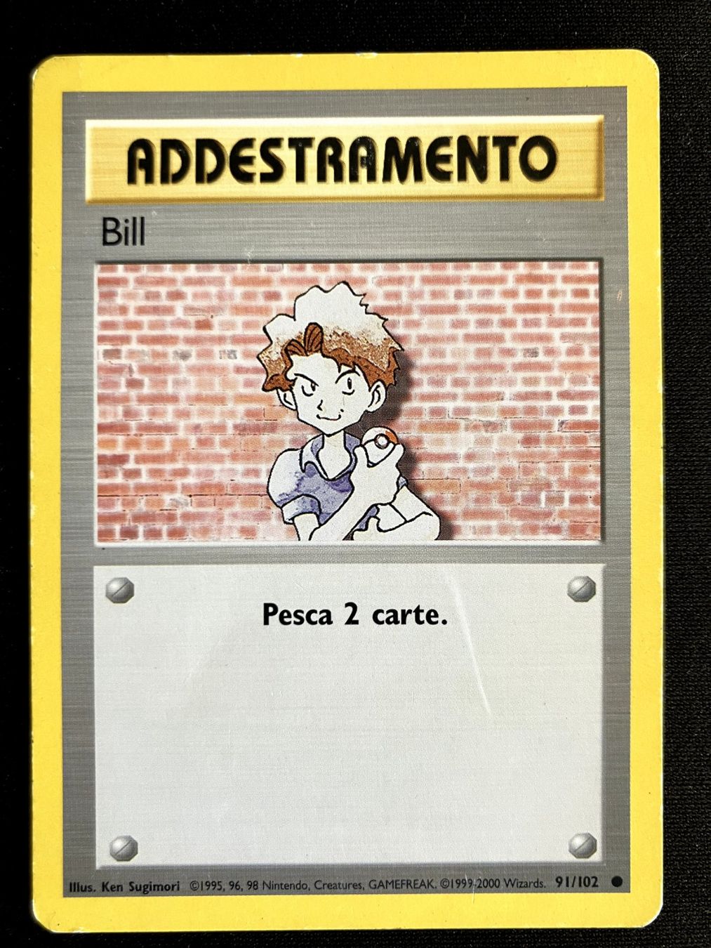 Pokémon Carte collezionabili: Pokemon Bill - Base set 91/102 - Italiano – Usato da Bern venduto da Big_GS