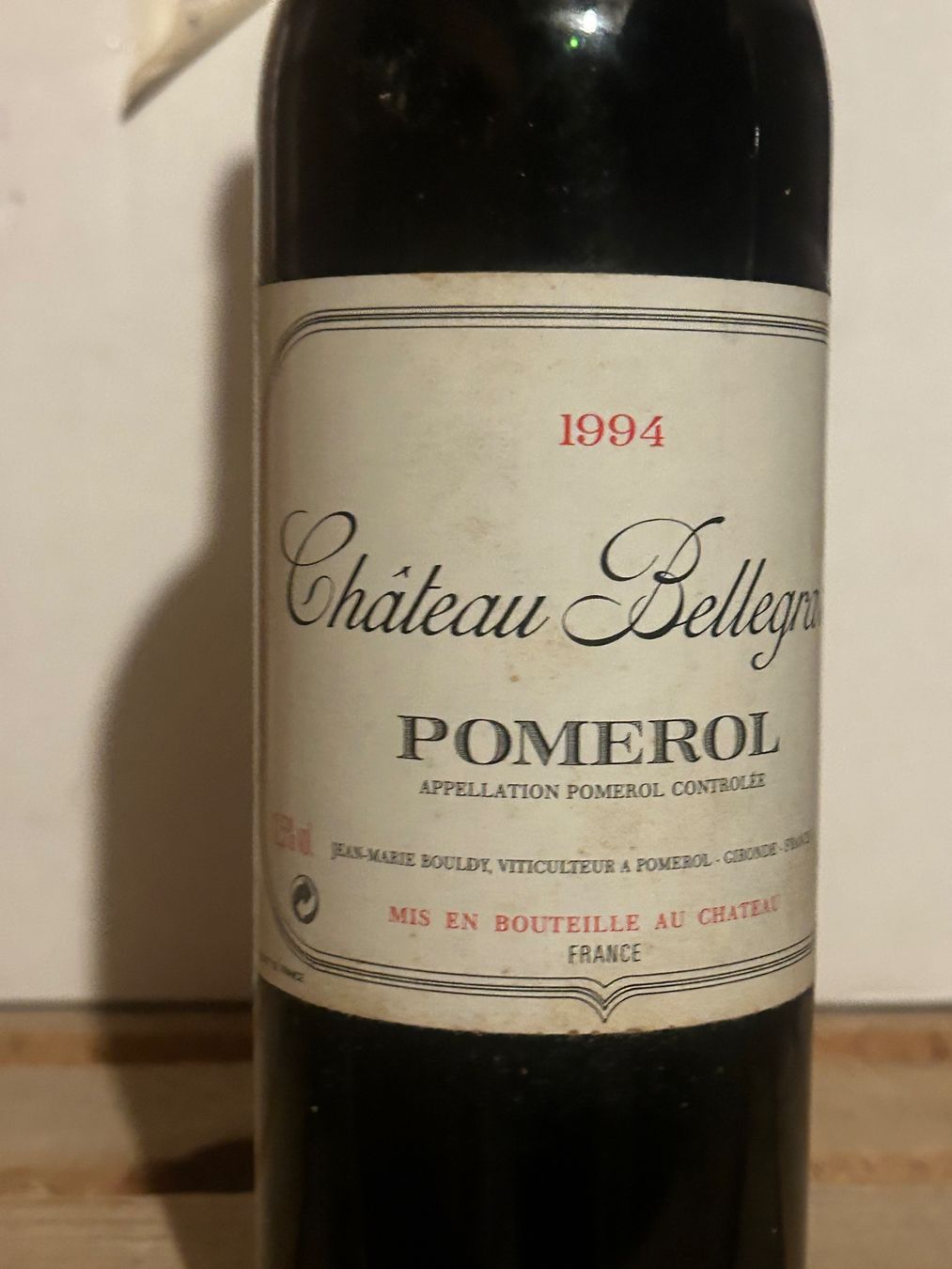 Vino: Château Bellegrave 1994 POMEROL – Nuovo (secondo la descrizione) da Roche VD venduto da avediscipule 1