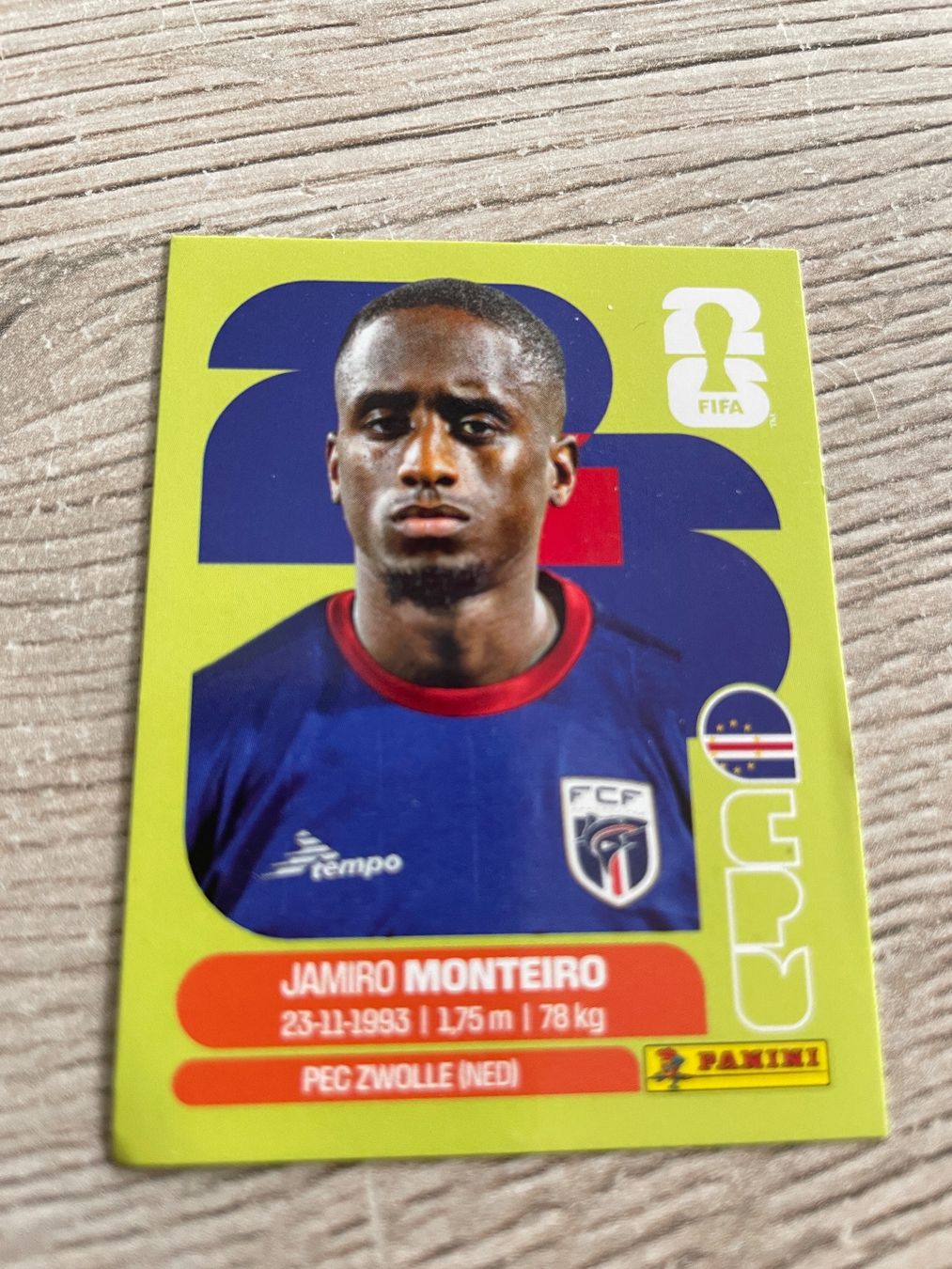 Panini Sammelbilder & Trading cards: Panini Sticker - Jamiro Monteiro – Gebraucht aus Neftenbach von Justine76