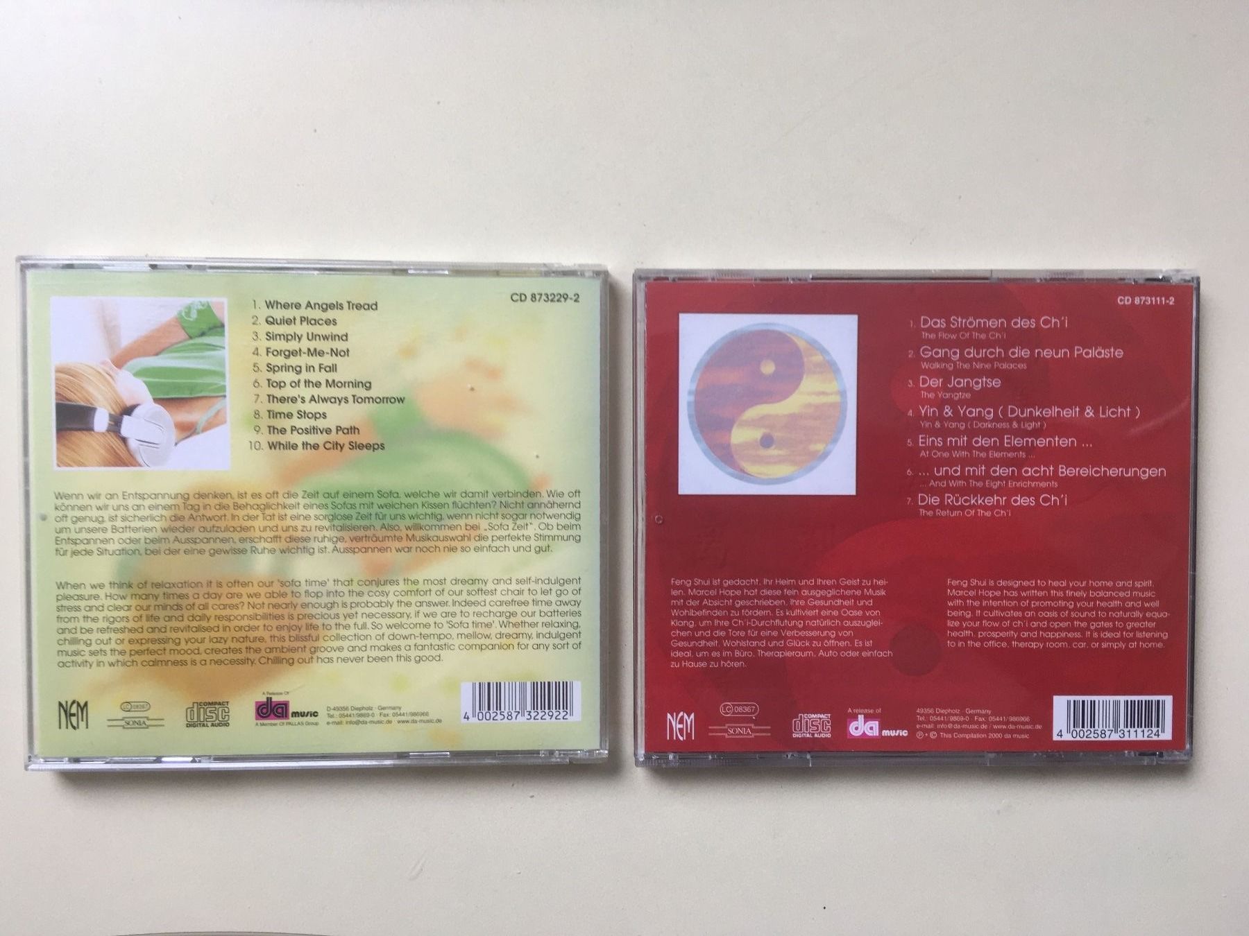 CD: Marcel Hoppe 2 CD-Sammlung New Age Instumental – Usato da Rüti ZH venduto da Ochello 1