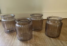 Teelichter Kerzenlichter Windlicht Vase Glas Dekogläser
