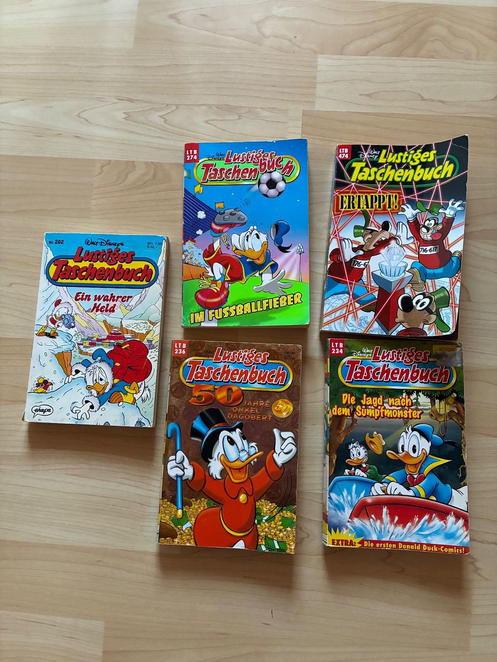 BD: 5 Comics Lustiges Taschenbuch – D'occasion à Lütisburg par Nadine_I_1990
