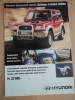 Prospekt Hyundai Galloper Limited Edition 1999