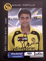 Autogrammkarte Miguel Portillo BSC Young Boys Saison 05/06