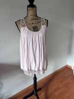 Top mit Spitze zartrosa 2-lagig M/L