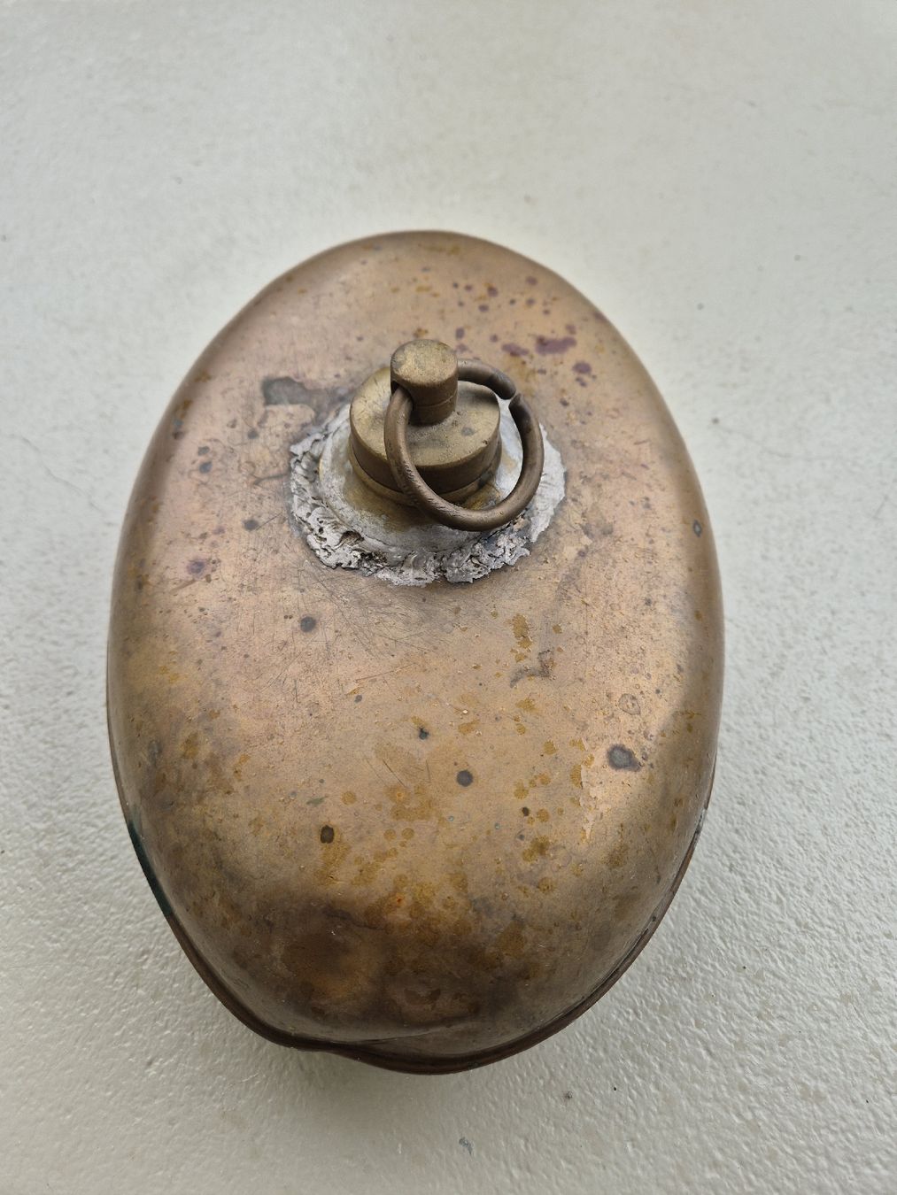 Altri elettrodomestici e apparecchi d’epoca: antike Bettflasche Metall – Usato da Schlatt TG venduto da Schrauber_01