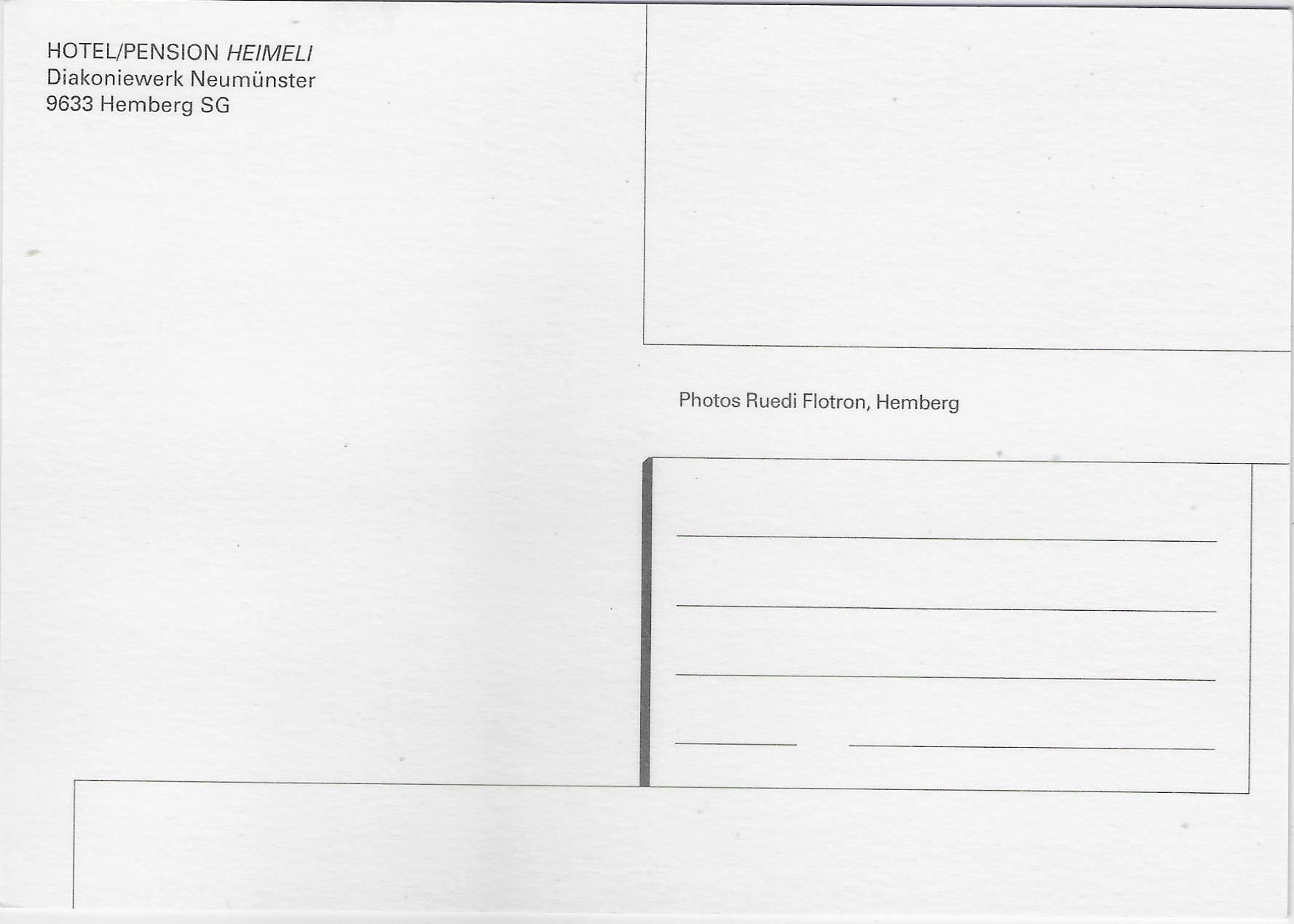 Cartoline postali: Hotel/Pension Heimeli Diakoniewerk – Antico da Ettingen venduto da Kartenplanet 1