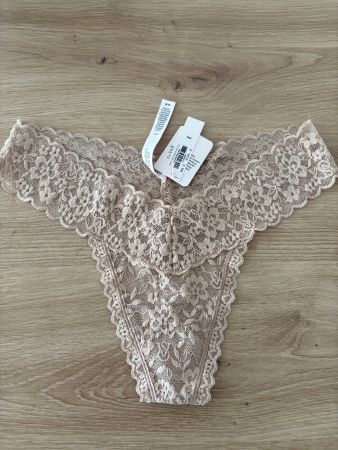Spitzen-Slip beige Gr. M/38 ☀️ Neu mit Etikett 🤩