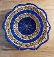 Panier "vide-poche" tissé en perles miyuki