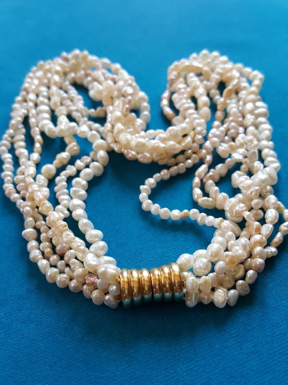 Ketten: 18 Karat 750 Gold Perlen Collier – Gebraucht aus Wald ZH von Aniade 1