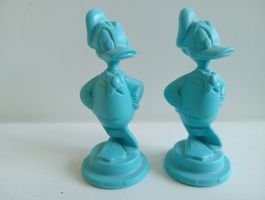 2x Disney Donald Duck Figuren  Motta Gulp Serie 90er Vintage