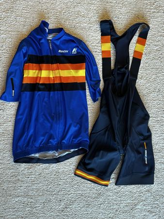 Velo Dress Kombi Santini/K-Way wie neu! Grösse XL