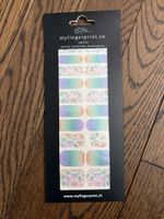Nagelfolie myfingerprint.ch Regenbogen Herzen neu