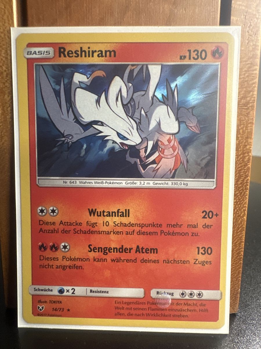 Pokémon Carte collezionabili: POKÉMON / Reshiram / Holo – Usato da Herzogenbuchsee venduto da TCG-High-Quality