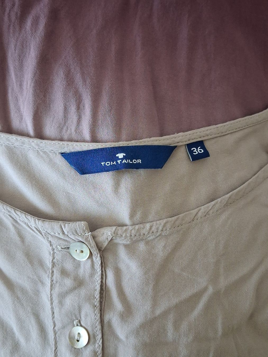 Tom Tailor Camicette: Leichte Bluse Langarm Tom Tailor Farbverlauf Gr. S – Usato da Ried-Brig venduto da Zzyzx 4