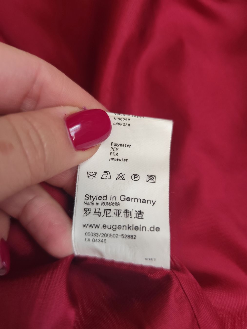 Mäntel: Coat Eugen Klein Paisley Pattern Wool Mix Size – Gebraucht aus Mägenwil von VintageGirly 7