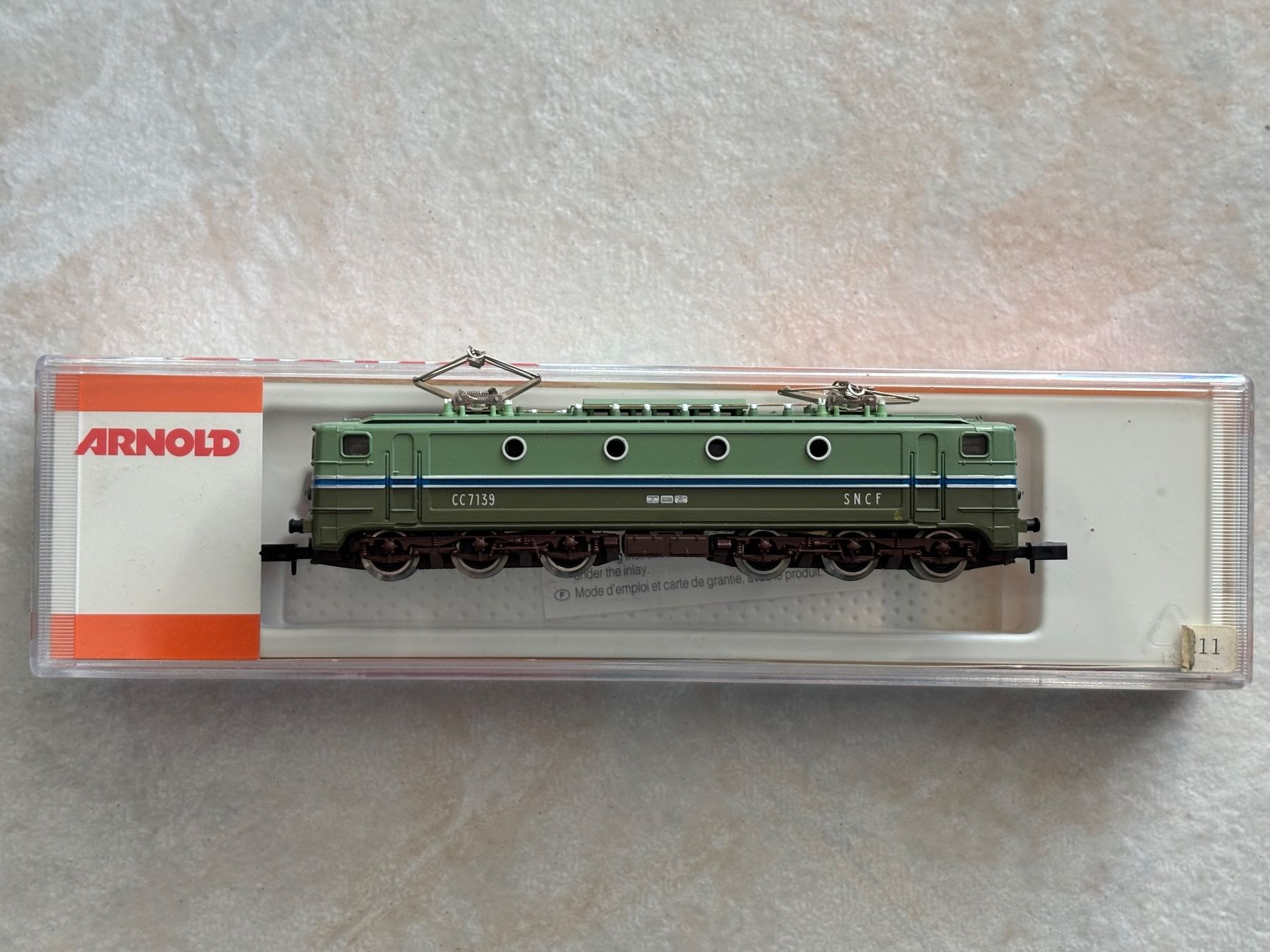 Arnold Modellini di ferrovie: Arnold 2344 Elok CC7139 SNCF – Nuovo e nell'imballaggio originale da Hauterive NE venduto da eriamch 2