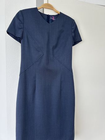 Kleid blau Couture Raphael Blechschmidt