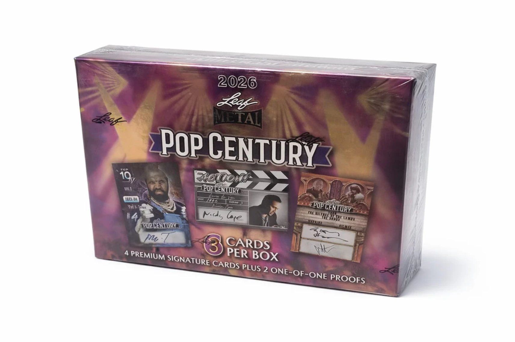 Carte collezionabili: 2026 Leaf Metal Pop Century – Nuovo e nell'imballaggio originale da Tägerwilen venduto da Fanbox_Tillmann