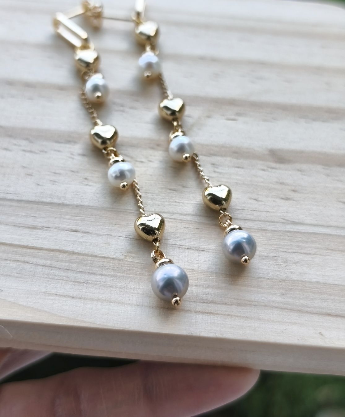 Orecchini pendenti & Orecchini a lobo: Boucles d'oreilles de perles faits main  – Nuovo (secondo la descrizione) da Ursy venduto da tan_8qdl 4