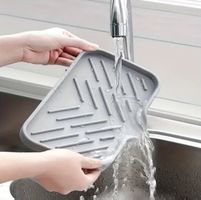 Silikon Abtropfmatte für Spülbecken Armatur