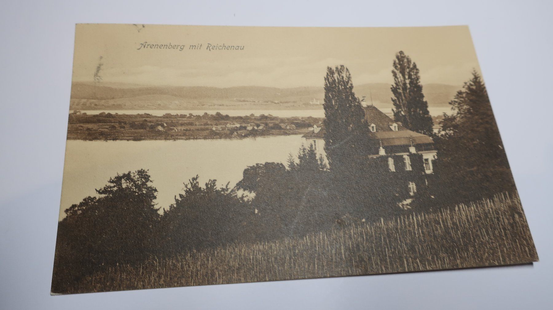 Cartoline postali: Arenenberg mit Reichenau  1912 – Usato da Cormoret venduto da Pascalll2001 1