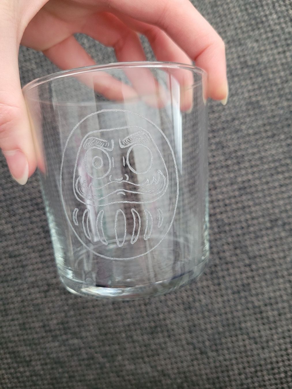 Bicchieri: Daruma engraved glass – Nuovo (secondo la descrizione) da Bellinzona venduto da SFdesign 2