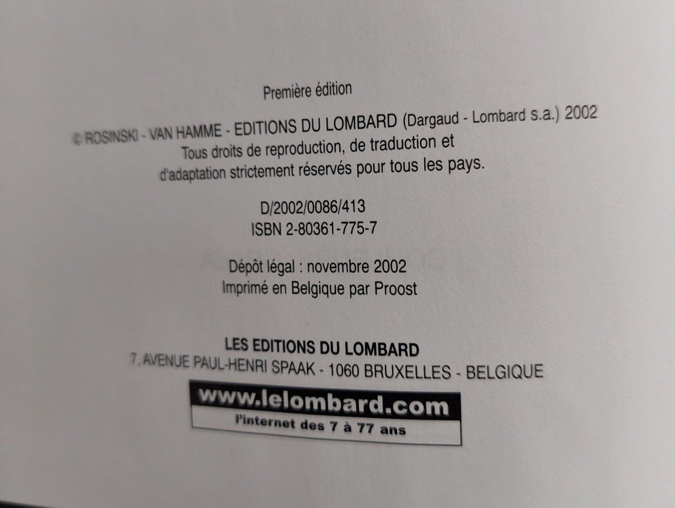 Fumetti: Thorgal T.27 Le Barbare EO 2002 TBE+ – Usato da Genève venduto da Blu_BD 2