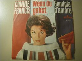 Vinyl-Single Connie Francis - Wenn du gehst