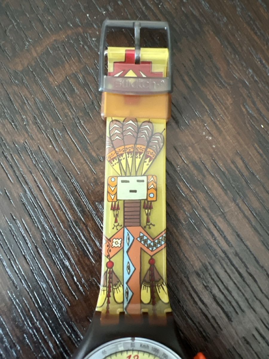 Swatch Orologi: Swatch Chrono (SCO100) Dancing Feathers – Nuovo e nell'imballaggio originale da Künten venduto da Spike17 2