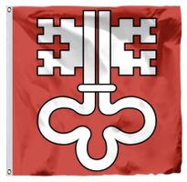 Schweizer Flagge des Kantons Nidwalden, 90x90cm