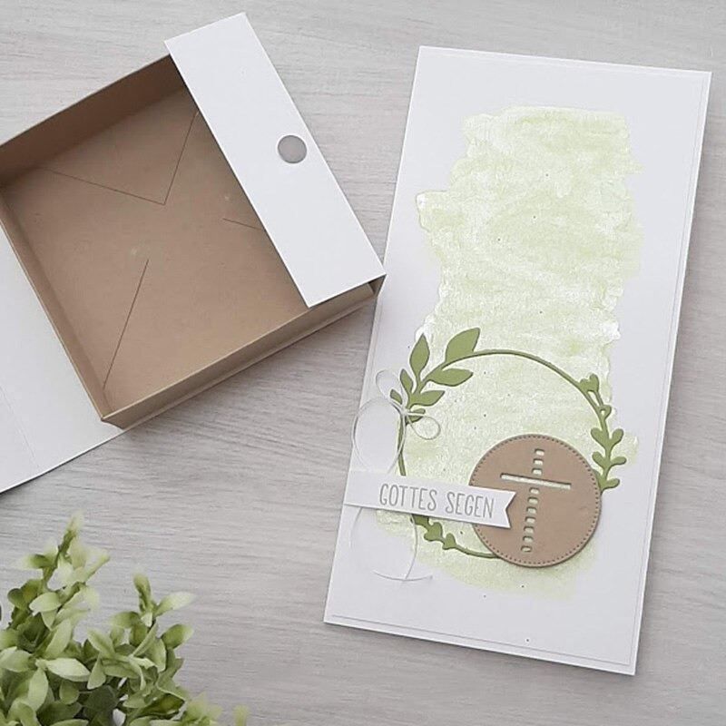 Sciablone: BLÄTTER KREIS STANZSCHABLONE – Nuovo e nell'imballaggio originale da Affoltern am Albis venduto da scrapbooking 1