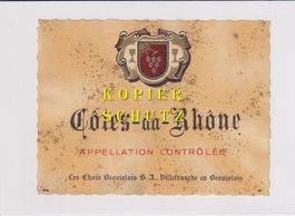 Etikette - Côtes-du-Rhône /bd
