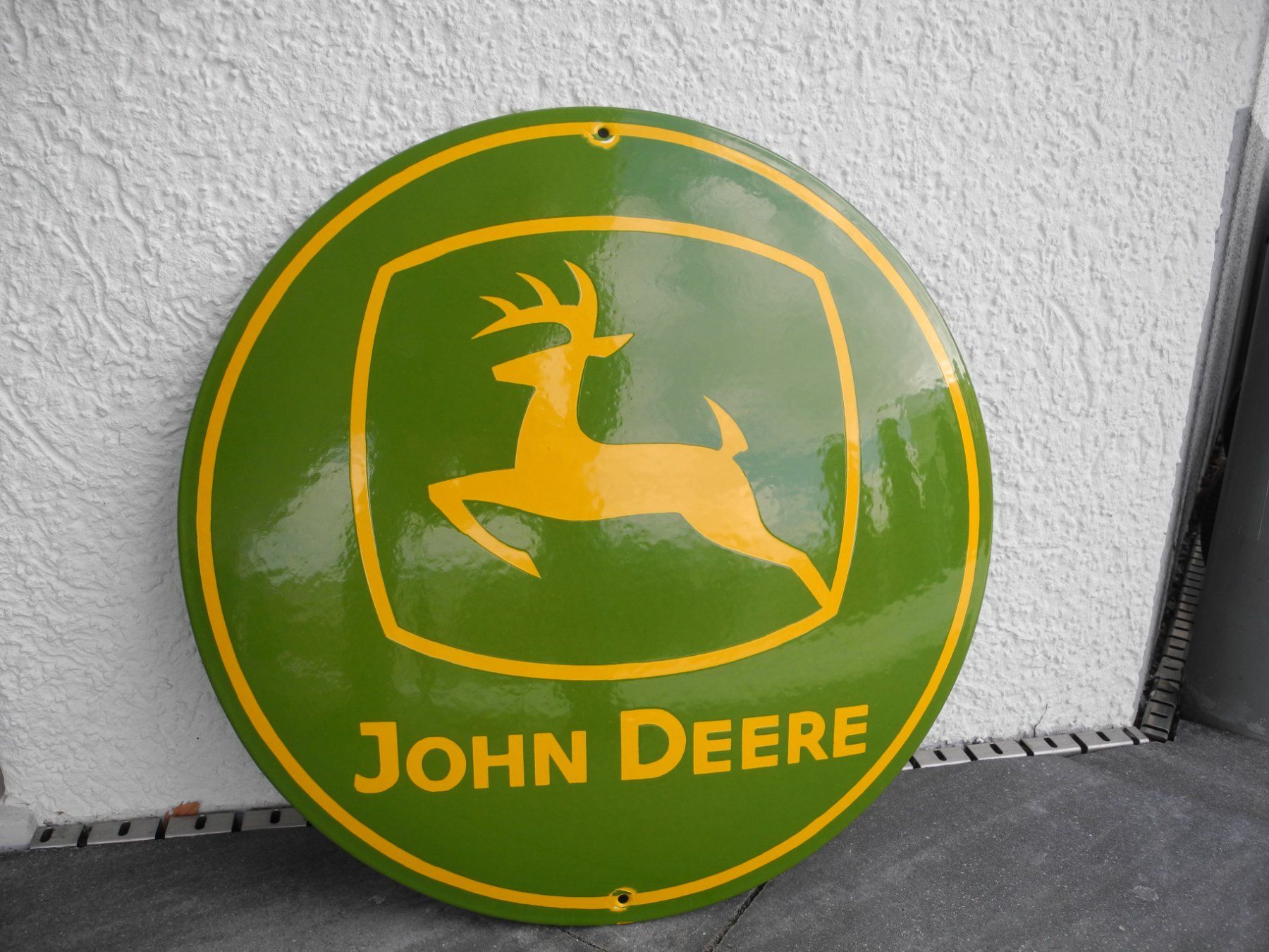 John Deere Schilder: JOHN DEERE EMAILSCHILD – Gebraucht aus Reinach AG von Huckleberrysix