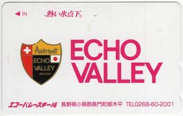 ECHO VALLEY Andermatt - Japan Telefonkarte mit Schweiz Motiv