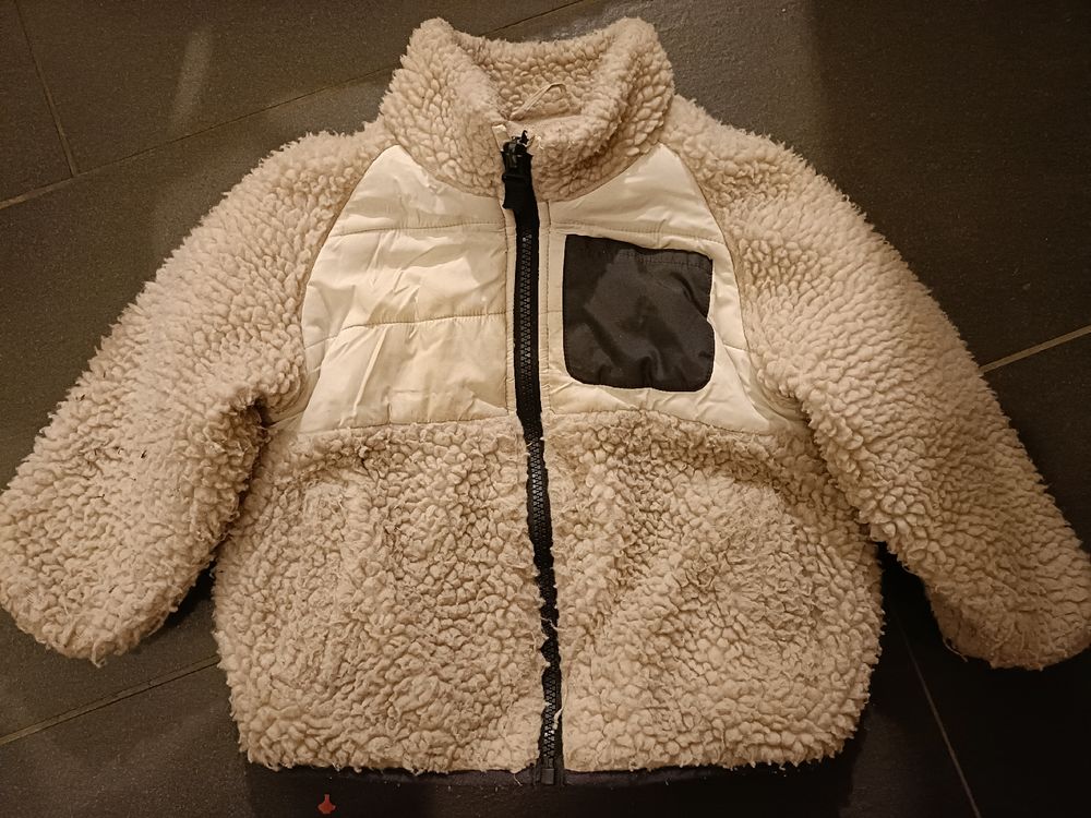 Runhomal Kinder Fleece Jacke - Warme Übergangsjacke Mit Stehkragen