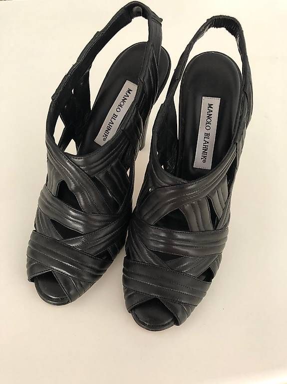 Manolo Blahnik Scarpe da donna: NEU Manolo Blahnik Sandalen Gr. 40 – Nuovo (secondo la descrizione) da Basel venduto da kri_wd99