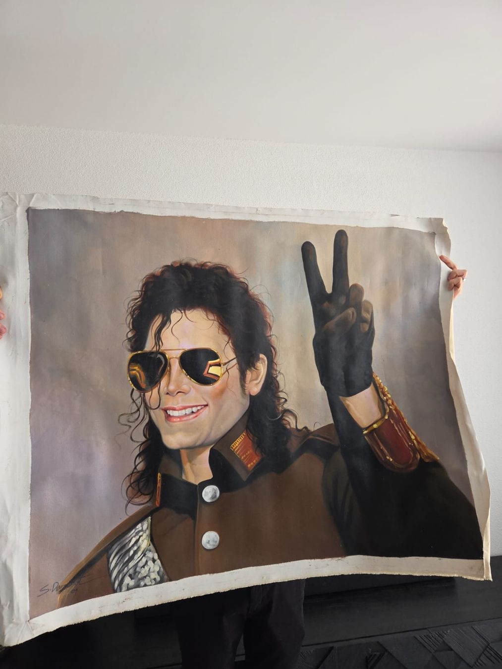 Dipinti: Gemälde Michael Jackson 100x80cm – Usato da Bülach venduto da Shyro2000 5