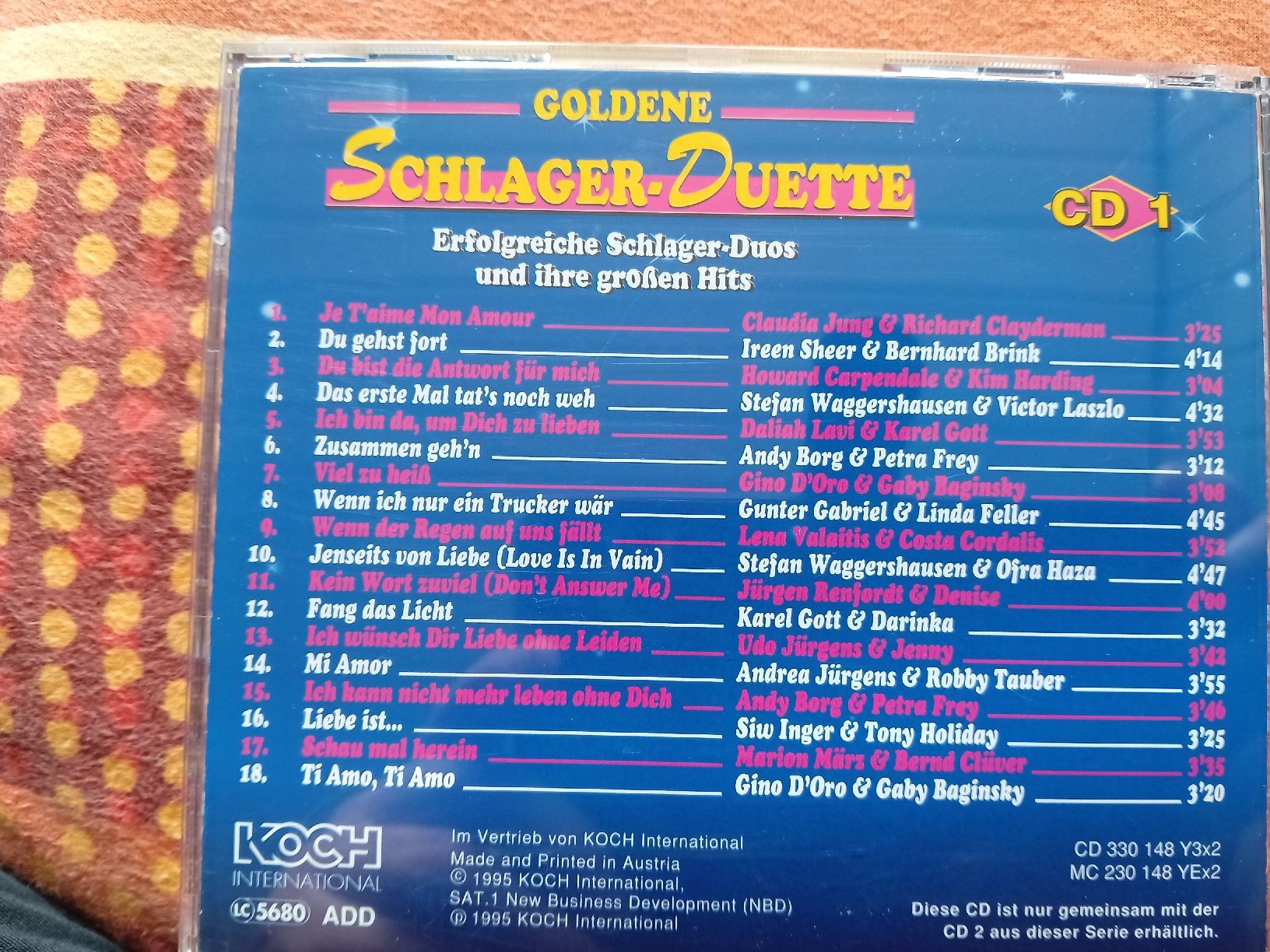 CD: Doppel-CD-Box Schlager-Duette – Usato da Witterswil venduto da hele04 1