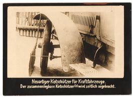 Fotografie Auto mit neuartigem Kotschüt